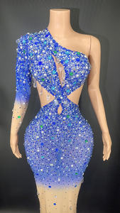 若い女性のためのエレガントなプロムイブニングパーティードレスロングドレス - Product Image 4