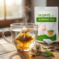 Sachets de thé détox amincissant aux herbes, marque privée OEM, 14 jours, perte de poids, brûle-graisse, ventre plat, naturel, vente en gros en vrac