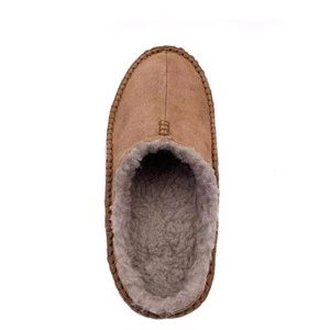 Pantofole Invernali di Lusso da <span class=keywords><strong>Uomo</strong></span> in Pelliccia d'Agnello e <span class=keywords><strong>Pelle</strong></span> Scamosciata di Alta Qualità con Fodera in Vera <span class=keywords><strong>Pelle</strong></span> - Product Image 5