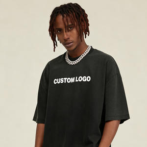 Camiseta de Alta Calidad 100% Algodón, 210 Gramos, Corte Holgado, Estilo Urbano, con Logotipo Personalizado para Hombre - Product Image 2