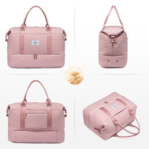 LOVEVOOK Set di Borse <span class=keywords><strong>da</strong></span> <span class=keywords><strong>Viaggio</strong></span> e <span class=keywords><strong>Valigie</strong></span> per Pernottamento, Borse Sportive Rosa per Donne, Bagagli <span class=keywords><strong>da</strong></span> <span class=keywords><strong>Viaggio</strong></span> - Product Image 4