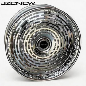 JZCNCW <b>2</b> Piece 3 Piece <b>Passenger</b> Car Wheels Tires 5x112mm Forged Wheels Rims for G14 G15 G16 F91 F92 F93 M8 X296 Z223 G90 - Product Image 3