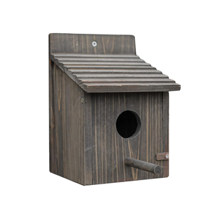 Houten Vogelhuisje Voor Buiten Met Roofdierwacht - Product Image 2