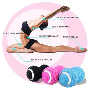 Crazy Fit Massage Ce Rohs Rouleau de massage vibrant électrique double en forme d'arachide pour thérapie par la boule de massage en mousse - Product Image 6