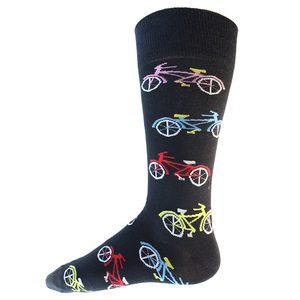 Chaussettes confortables et originales pour hommes, motif mode, barbier, billard, vélo, western, cow-boy, anti-humidité, à motif fantaisie - Product Image 6