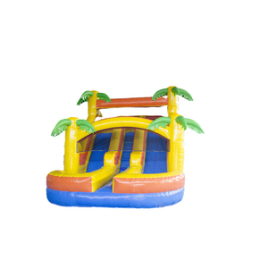 Trampolín Inflable Portátil y Plegable, <span class=keywords><strong>Castillo</strong></span> <span class=keywords><strong>Hinchable</strong></span> Residencial y Comercial <span class=keywords><strong>para</strong></span> Fiestas Familiares en el Patio Trasero - Product Image 1