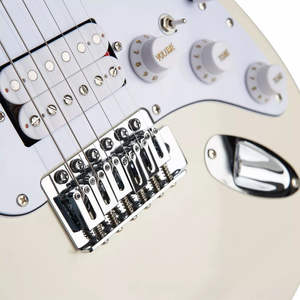 HUASHENG Guitare électrique 39 pouces Jet Gloss Gopherwood ST OEM 6 cordes d'acier pour débutant professionnel - Product Image 4