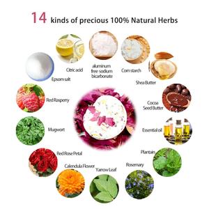 Produits d'hygiène féminine, bombes de bain détoxifiantes vaginales, bombes de bain à la vapeur d'herbes pour le yoni - Product Image 3