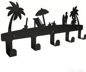 Custom Laser Cutting Stainless Steel <b>Door</b> Hanging <b>Over</b> <b>the</b> <b>Door</b> Cloth <b>Hook</b> Towel Wall Rack - Product Image 2