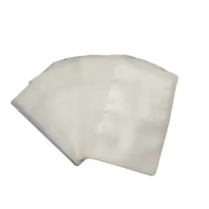 Food grade heat seal flat clear pouch packaging transparent plastic polythene bags