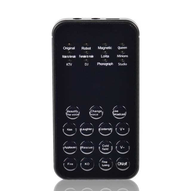 Universal Mini Sound Card Voice Changer for Mobile Phones and Computers