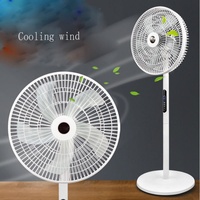 Échantillon Gratuit - Ventilateur sur Pied Oscillant de 16 Pouces avec Minuteur, 8 Vitesses, Écran Tactile et Télécommande