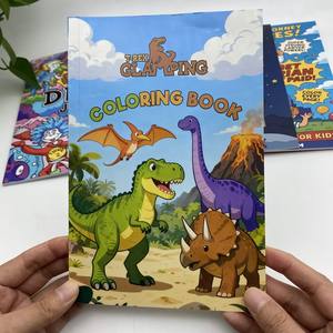 Ensemble de livres d'activités de <span class=keywords><strong>coloriage</strong></span> pour adultes avec impression de dessins animés, couverture souple, format A4, grand format, livre de dessin et de peinture pour enfants - Product Image 1