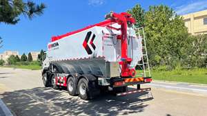 Réservoir d'alimentation en vrac de 36m ³ Boîte à fourrage pour porcs de haute qualité Camion de livraison d'aliments <span class=keywords><strong>Transport</strong></span> d'aliments Taille personnalisée avec tarière - Product Image 6