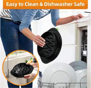 Triturador de Pollo Redondo con Base Antideslizante y Tapa Transparente - Product Image 5