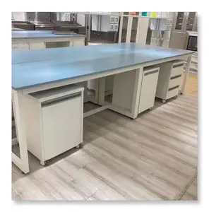 school science laboratory equipment lab furniture customized pharmaceutical laboratory table with sink cabinet