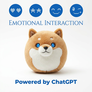Peluche de Perro <span class=keywords><strong>Shiba</strong></span> Inu con IA, Juguete de Regalo para Niños, Muñeco Inteligente que Habla, Sorpresa de Cumpleaños - Product Image 4