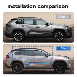 Pare-soleil accessoires extérieurs Auto, déflecteur de pluie de porte, protection de visière pour RAV4 XA50 XA40 XA30 XA20 <span class=keywords><strong>XA10</strong></span> pour ACA33R-77CM - Product Image 6