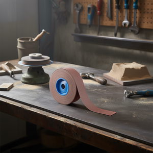 Rollo de Tela Abrasiva de Corindón TTAKE Ab1050 50x50000 mm, Lijadora Manual para Lijar Metal y Acero Inoxidable - Product Image 3