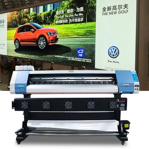 China hot selling new technology 1.8m eco solvent plotter vinyl cutter printer large format inkjet printer with I3200 head