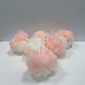 ลูกบอลไนล่อนสำหรับอาบน้ำที่ขัดหลังตาข่าย20ก. ลูกบอลสำหรับอาบน้ำสีผสมจำนวนมาก - Product Image 4