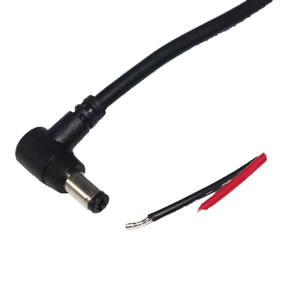 डीसी 5.5*2.1 मिमी 5.5*2.5 मिमी 3.5*1.35 मिमी <span class=keywords><strong>4</strong></span>*1.7 मिमी पुरुष प्लग स्ट्रिपिंग एंड औद्योगिक उपकरण pvc 90 डिग्री सही कोण प्लग 5 ए पावर - Product Image 4