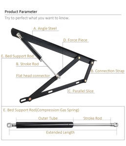 Функциональная металлическая спальная часть для дивана - Product Image 3