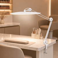 Lampe de bureau LED portable 38W 3500 lumens avec pince, idéale pour salon de beauté, extension de cils, table de manucure, maison, bureau et atelier