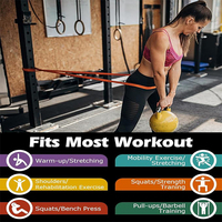 YETFUL - Juego de Bandas de Resistencia Elásticas de Látex/TPE de Alta Elasticidad para Ejercicio, Gimnasio y Fitness, Color Personalizado, Venta al Por Mayor de Fábrica