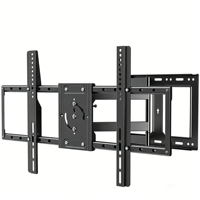Support TV mural articulé robuste à rotation de 90 degrés, bras articulé, 32-60 pouces, support mural TV à mouvement complet réglable