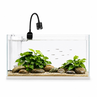 Kit d'aquarium nano personnalisable OEM, aquarium en gros directement de l'usine avec décor personnalisé et filtre intégré