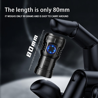 Helius Nouvelle Lampe Torche Tactique Rechargeable Multifonctionnelle à 8 LED, Mini, Super Lumineuse et Puissante