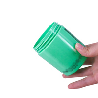 Pots en plastique vides de 50 ml, 100 ml, 4 oz, 6 oz, 200 ml, 8 oz avec couvercles, pots à crème en PET à large ouverture, contenants pour gommages corporels cosmétiques