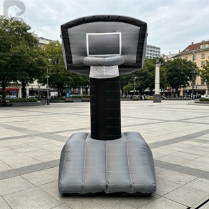 Structure de panier de basket gonflable géante réaliste surdimensionnée, ornement publicitaire pour magasin de sport, aire de jeux, commerce de jeux ou marque - Product Image 4