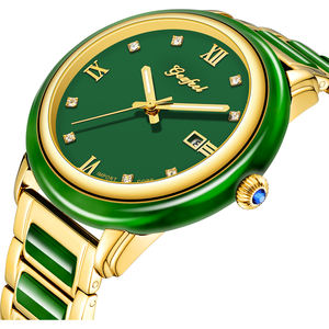 Montre Femme Luxury Women <b>Mechanical</b> <b>Watch</b> Casual Business Ladies Automatic Jade <b>Watch</b> - Product Image 2