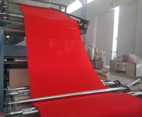 Équipement de production de tapis et de moquettes en PVC, machine à filer à usage domestique avec boîte de vitesses pour les industries des matériaux de construction