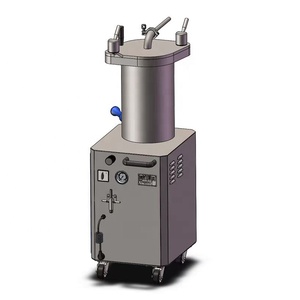 Bán buôn 26L/35L điện thủy lực Máy xay thịt 1.5KW xúc xích làm Máy chế biến Maker Xúc Xích stuffer giá - Product Image 1