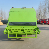 Camion compacteur de déchets diesel 8CBM 4x2, camion de nettoyage de poubelles à compression, norme d'émission Euro 4, 11995 kg, à vendre