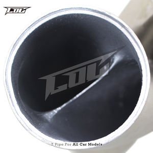 Z труба для всех моделей автомобилей Boska Нержавеющая сталь SUS304 универсальная выхлопная труба с 2,5 дюймов/2,75 дюймов/3 дюйма - Product Image 6