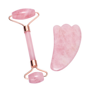Wholesale Pink <b>Jade</b> Crystal Facial Massage <b>Roller</b> Original Skin Care Rodillo De JadeRoller - Product Image 3