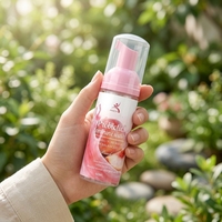 Nettoyant intime féminin probiotique OEM, Lactobacillus, équilibre de la microflore, mousse nettoyante Yoni, hygiène sensible, 60 ml, format voyage