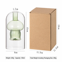 Diffuseur d'arômes sans flamme en forme de méduse, à huile essentielle, style Simple Wind Vine, parfum premium, pour la maison, en verre, ornement décoratif