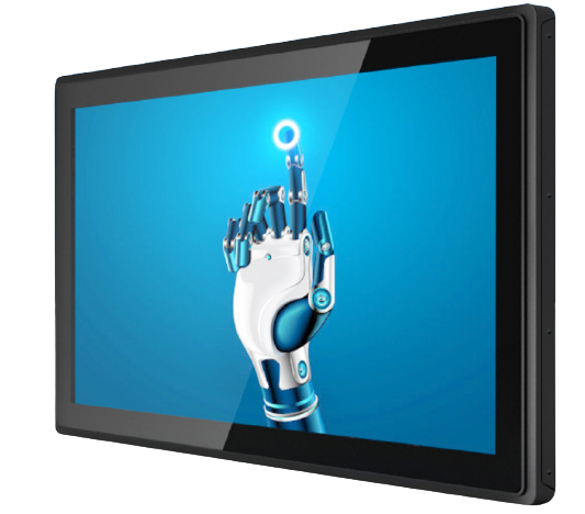 A.I.O Embedded Industrial Infrared Touch Screen Tablet PC with USB Interface New Aluminum Alloy Business Monitor Black 16:9