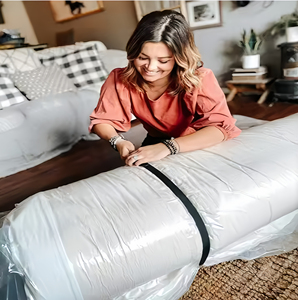 Ensemble de sacs sous vide pour <span class=keywords><strong>matelas</strong></span> G-Complete - Convient aux tailles simple à king size, résistant à l'humidité et à la poussière pour un <span class=keywords><strong>stockage</strong></span> à long terme - Product Image 1