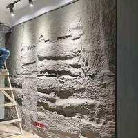 Panneaux de pierre de granit artificiel imperméable en PU placage de fausse pierre d'intérieur pour bloc de mur extérieur vente de forme de pierre panneaux artificiels