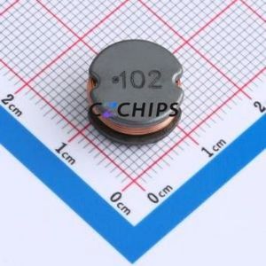 Inducteur de puissance SMD SDR1307-102KL, 13x13mm (Inductance : 1mH) (Précision : 10%) Courant nominal : 650mA - Product Image 1