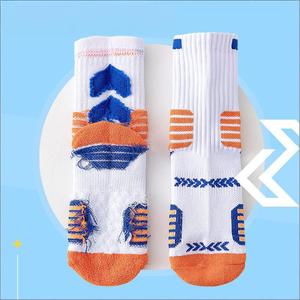 Children's Basketball <b>Socks</b> High Top Breathable Sweat Absorbent Professional Athletic <b>Socks</b> For Basketball - Product Image 2