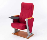 Chaise pliante moderne en acier inoxydable ML avec rembourrage en éponge pour usage intérieur, salles de conférence, auditoriums et hôtels