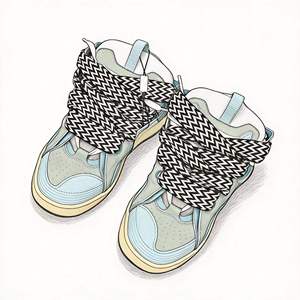 Men's Sport shoes High-End Luxury Designer Leather Sneakers Low Cut Lace-Up Closure Anti-Slip <b>Mesh</b> Lining TPU Height Increase - Product Image 1