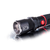 Portable auto-défense lampe de poche LED outils de survie multifonctions lampe de poche torche LED tactique extérieure avec brise-verre